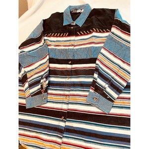 Vintage Kikomo Southwestern Style Shirt size 20W
